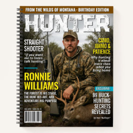 Custom HUNTER Magazine Cover Journal, Hunter Gift ノートブック