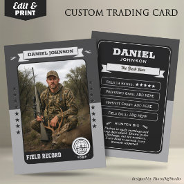 Custom Hunter Trading Card, Hunting Gifts Hunter  コーリングカード
