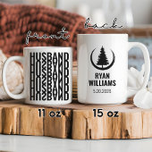 Custom Husband and Wife Mug | Anniversary Gift コーヒーマグカップ