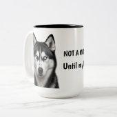 Custom Husky Coffee Mug ツートーンマグカップ (正面左)