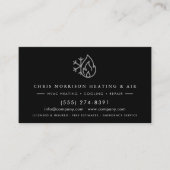 Custom HVAC Services Company 名刺 (正面)