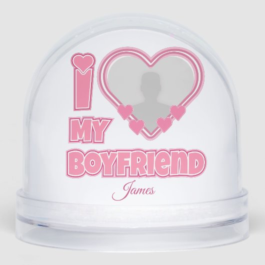 Custom I Love My Boyfriend – Add Photo & Name (正面)