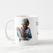 Custom “I Love My Nana” Photo  typography Mug コーヒーマグカップ (左)