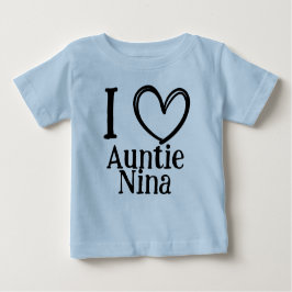 Custom "I ❤️ My (Name)" Infant/Toddler Tee ベビーTシャツ