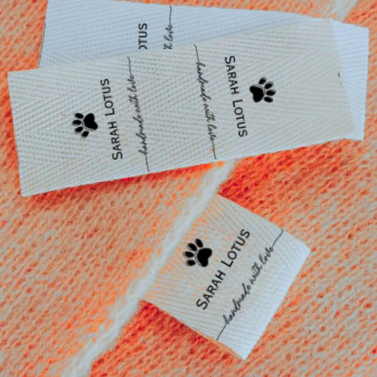  Custom Icon Handmade by Sew on Labels  グログランリボン