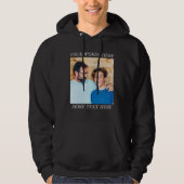 Custom Image and Text Hoodie, Create Your Own  パーカ (正面)