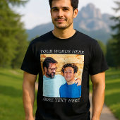 Custom Image and Text Tee | Create Your Own  Tシャツ