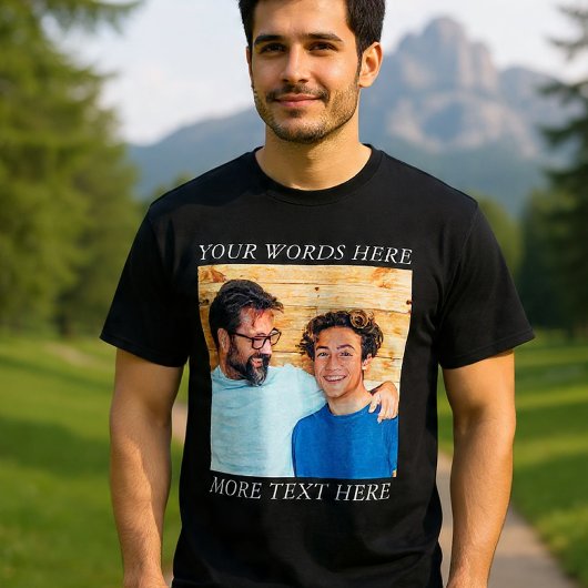 Custom Image and Text Tee | Create Your Own  Tシャツ