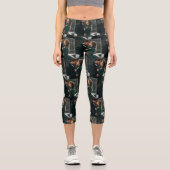 Custom Image Capri Leggings Perfect for Any Occasi カプリレギンス (正面)