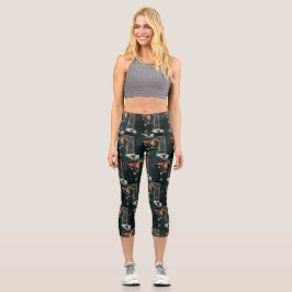 Custom Image Capri Leggings Perfect for Any Occasi カプリレギンス