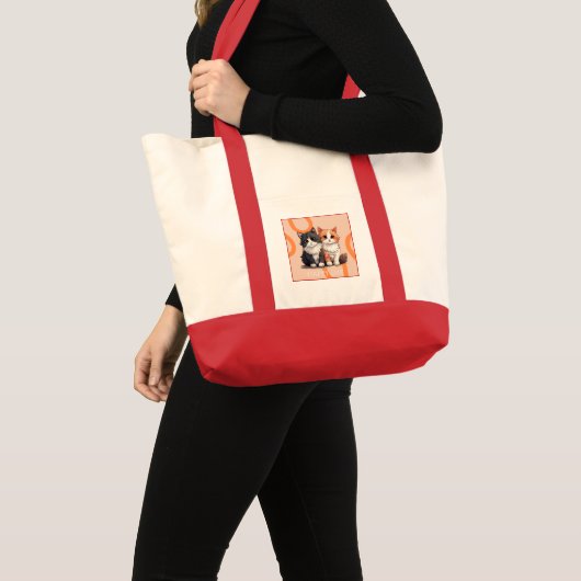 Custom Image Impulse Tote Bag – Personalized Every トートバッグ (正面(商品))