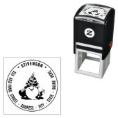 Custom Image Name Return Address Stamp Example セルフインキングスタンプ (インサイチュ)
