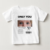 Custom Image, name & Text | Personalized ベビーTシャツ (正面)