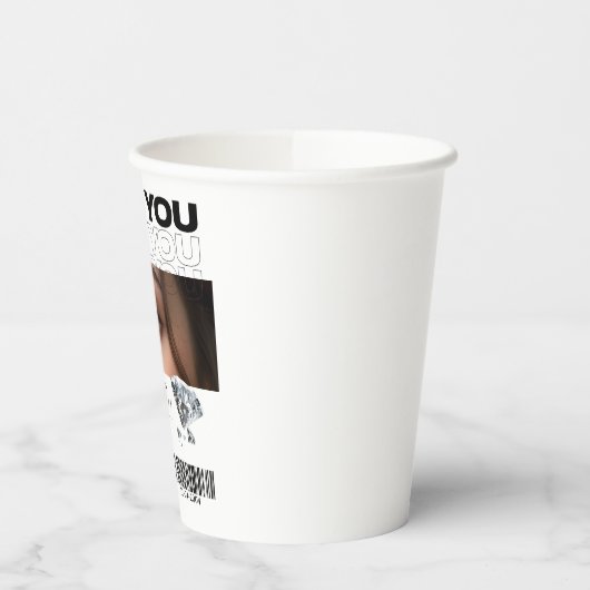 Custom Image, name & Text | Personalized Mug 紙コップ (左)