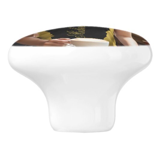 Custom Image Personalized Design Pro Quality セラミックノブ (側面)