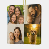 Custom Image Text セラミックオーナメント (左)