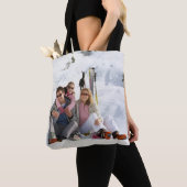 Custom Image | Upload 2 Full Photos Design トートバッグ (クローズアップ)