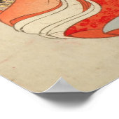 CUSTOM Imperial O-oku Elegant Kimono Print  ポスター (角)