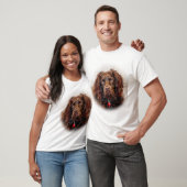 Custom Impressionist Boykin Spaniel Portrait Tシャツ (ユニセックス)