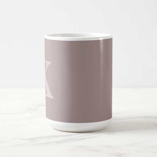 Custom Initial Cozy Coffee Tea Mug コーヒーマグカップ (中央)