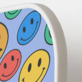 Custom Initial Smiley Face Pickleball Paddle ピックルボールラケット (左詳細)
