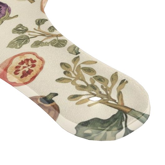 Custom initials Fruits and vegetables pattern カッティングボード (角)