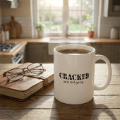 Custom Inspirational Cracked Text  コーヒーマグカップ