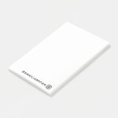 Custom Instagram Name | Personalized Sticky Notes ポストイット (アングル)