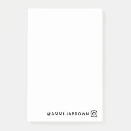 Custom Instagram Name | Personalized Sticky Notes ポストイット