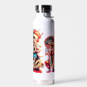 Custom Insulated Water Bottle 650ml – Keeps Drinks ウォーターボトル (左面)