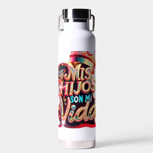 Custom Insulated Water Bottle 650ml – Keeps Drinks ウォーターボトル (正面)