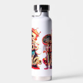 Custom Insulated Water Bottle 650ml – Keeps Drinks ウォーターボトル (右面)