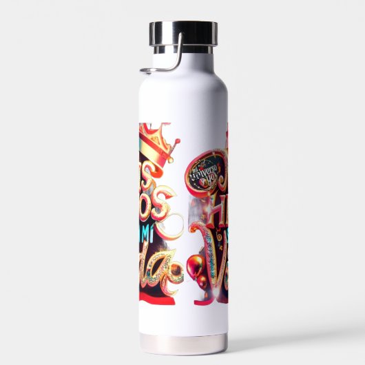 Custom Insulated Water Bottle 650ml – Keeps Drinks ウォーターボトル (右面)
