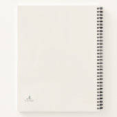 Custom Introvert Gift Quiet Solitude Closed Door ノートブック (裏面)