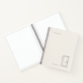 Custom Introvert Gift Quiet Solitude Closed Door ノートブック (内部)