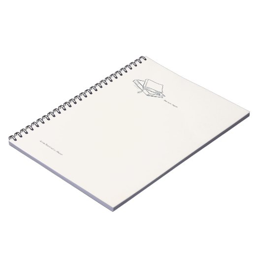 Custom Introvert Quiet Solitude Gift ノートブック (左側)