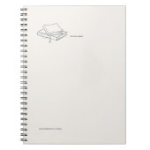 Custom Introvert Quiet Solitude Gift ノートブック (正面)