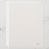 Custom Introvert Solitude Journal Writing Gift レターヘッド (裏面)