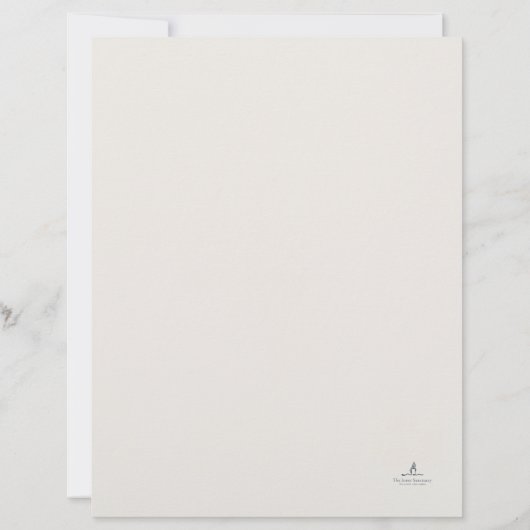 Custom Introvert Solitude Journal Writing Gift レターヘッド (裏面)