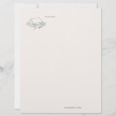 Custom Introvert Solitude Journal Writing Gift レターヘッド (正面)