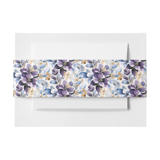 Custom Invitation Belly Band 招待状ベリーバンド (正面例)