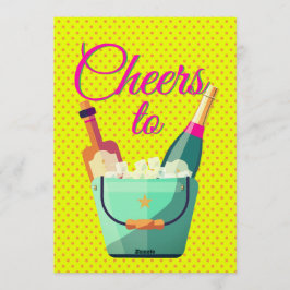 Custom Invitation, Polka Dots, Birthday Party 招待状