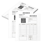 Custom Invoice Order Forms & Business Logo ノートパッド