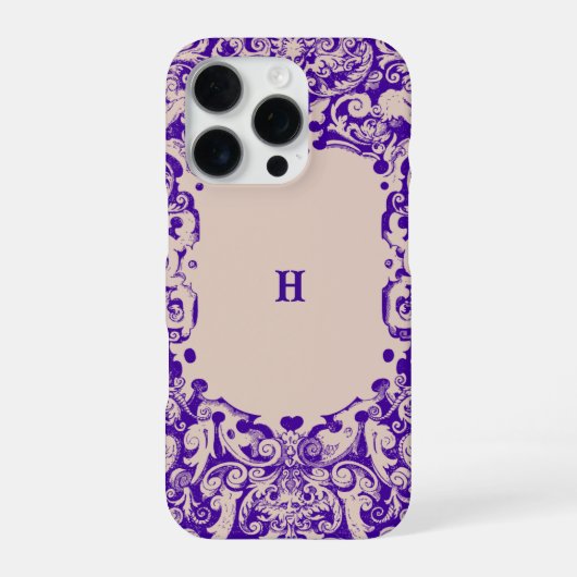 Custom iPhone 16 Pro Case - Aesthetic Elegant & Mi iPhoneケース (裏面)