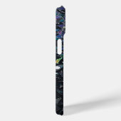 Custom Iridescent Abstract Stained Glass Pattern Case-Mate iPhoneケース (裏面 / 右)