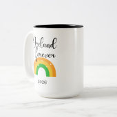 Custom Irish Mug 15 oz two tone ツートーンマグカップ (正面左)