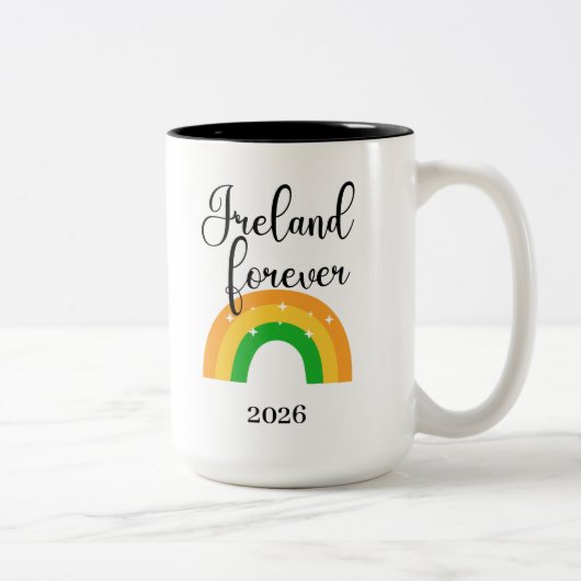 Custom Irish Mug 15 oz two tone ツートーンマグカップ (右)