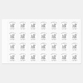 Custom Iron on Label for crafter with pet icon ラベル (シート)