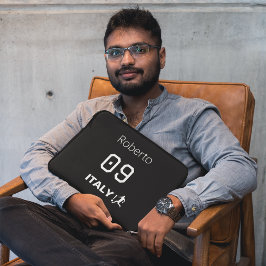 Custom Italy National Soccer Professional Mono ラップトップスリーブ