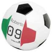 Custom Italy Soccer National Flag Colors Athlete サッカーボール (3/4)